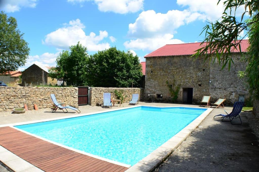 Two Hoots - Farmhouse With Summer Pool. Chateauponsac ภายนอก รูปภาพ